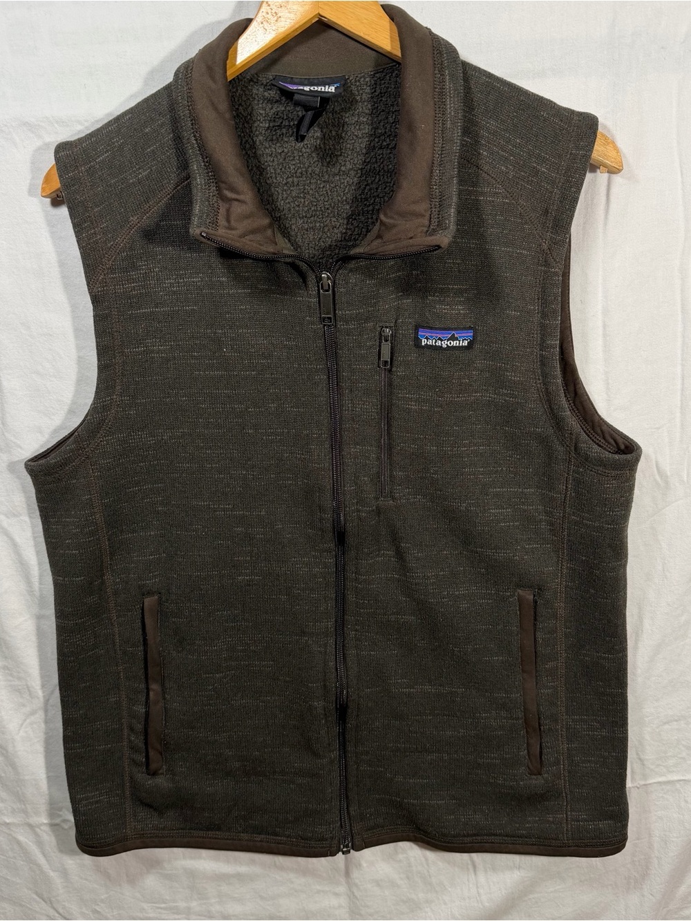 Patagonia Better Sweater Fleece Vest Men’s Medium Gray Full Zip Outdoor